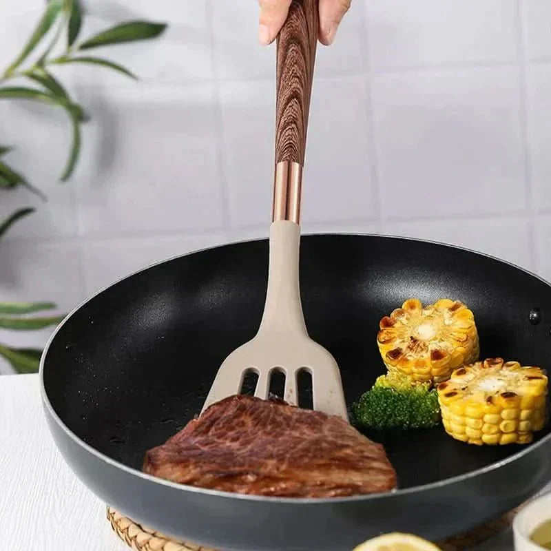 CulinaCraft – 10-Piece Silicone Kitchen Utensil Set – Durable, Heat-Resistant Stylish